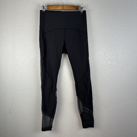 Lululemon Pants - Lululemon Womens Clear The Court Tight 28" Inseam Size 8 Black High Rise